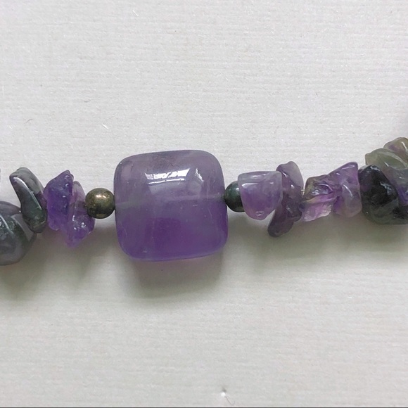 Artisan Crafted Amethyst Bead Necklace - Picture 9 of 9